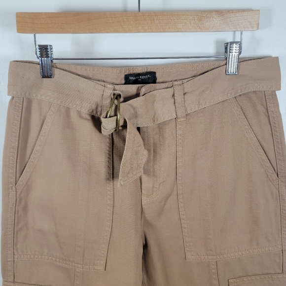 Banana Republic Cargo Tapered Utility Gorpcore Pants Size 4 100% Cotton - Picture 3 of 8